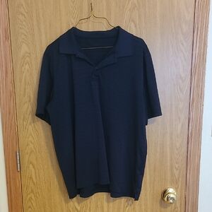 Croft & Barrow Blue Polo Shirt Classic Knit